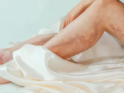 Legs with varicose veins