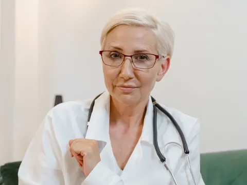 A doctor with a stethoscope